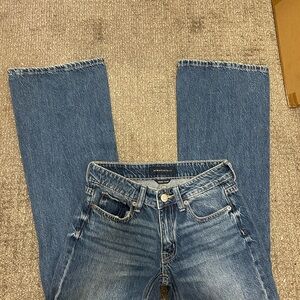 Aeropostale low rise baggy flare jeans